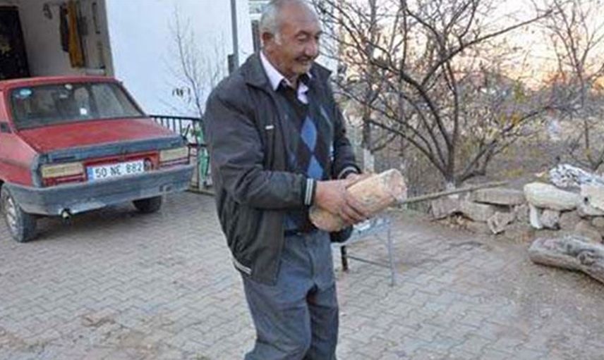 Nevşehir'de tarla sürerken buldu, parçaları birleştirdiğinde ne olduğu ortaya çıktı! Tam 1700 yıllık! 