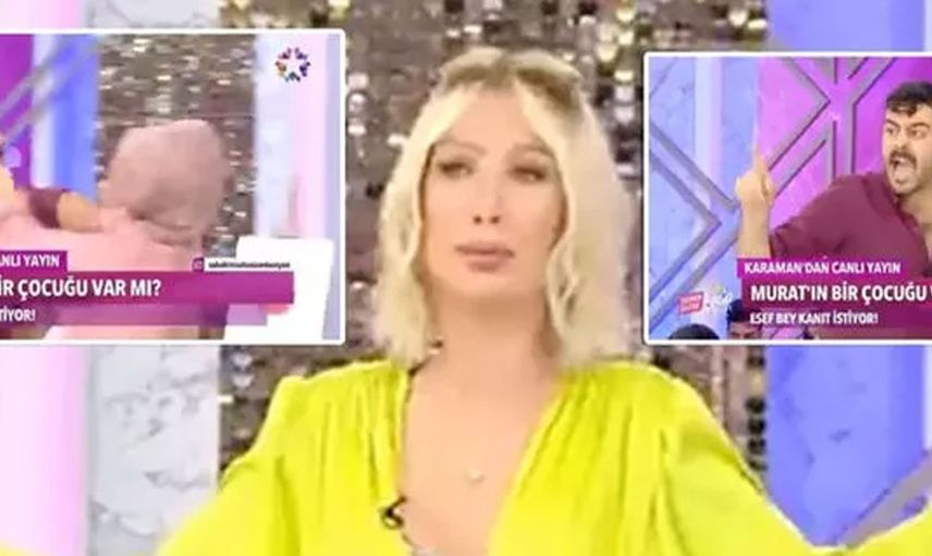 Seda Sayan'ın programında rezillik! Adam kadını dövdü Seda ise...