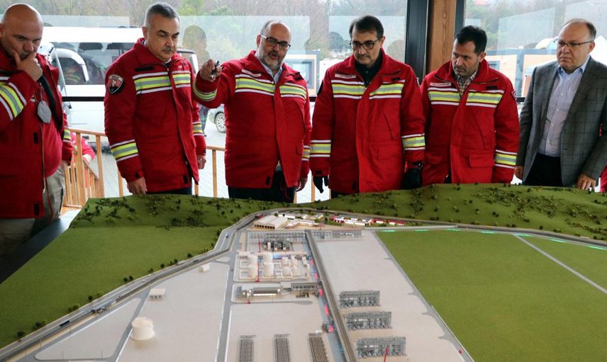 Karadeniz Doğalgazının İşleneceği Tesisin Maketi Hazır