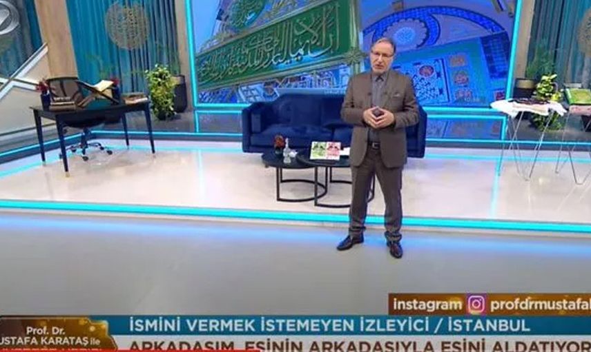 İlahiyatçı Mustafa Karataş soru karşısında çileden çıktı! 'Arkadaşım kocasını aldatıyor' diyen kadına verdiği cevap olay oldu