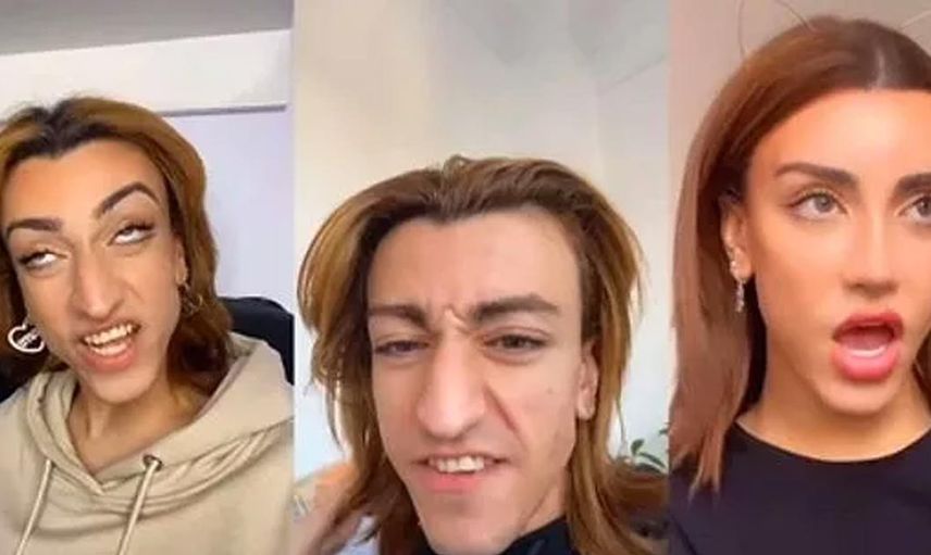 Mika Raun'dan yeni bir rezillik! Estetik yaptırıp cinsiyet değiştiren Mika sütyensiz video çekti