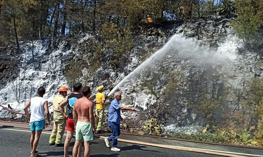 Son Dakika! Muğla'da Yangın: Evler Tahliye Ediliyor