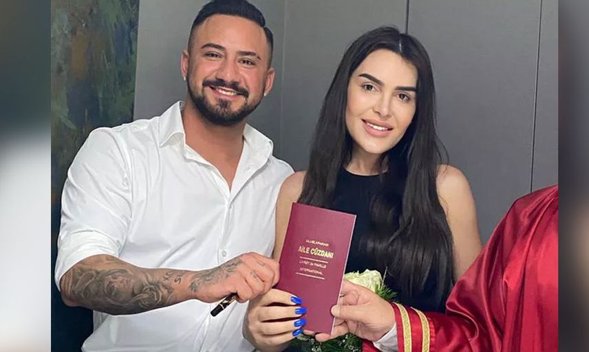 Selin Ciğerci boşandığı eşi Gökhan Çıra ile yeniden evlendi nikah pozu olay oldu pijamayla gelseydin