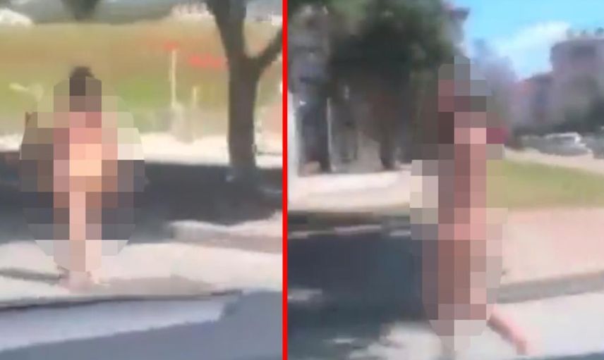 Bebek ve Galata Kulesinde yaşanan olaylardan sonra bir olay da Antalya Manavgat’ta yaşandı! Genç kadın caddenin ortasında çırılçıplak dolaştı