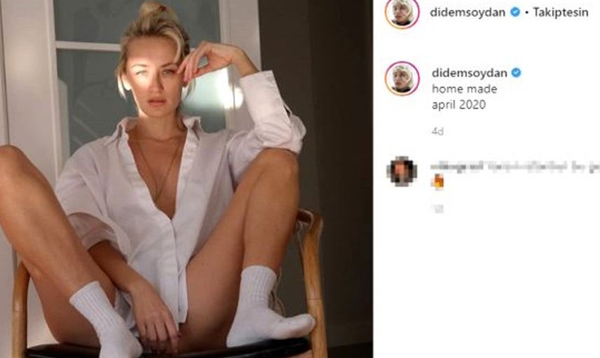Ünlü model Didem Soydan verdiği pozla erkekleri çıldırttı! Açtı saçıldı soru işaretleri peş peşe geldi 'Görünüyor mu?'
