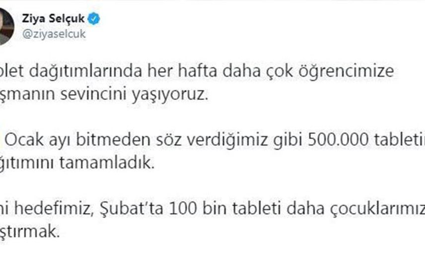 MEB'e Tablet Başvurusu Yapanlar Müjde