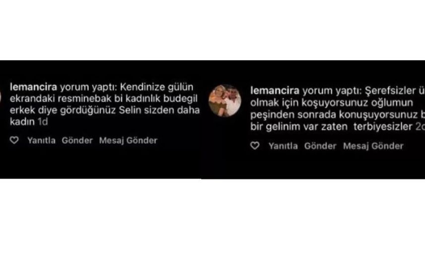 Eski kayınvalideden Selin Ciğer'ci yorumu 