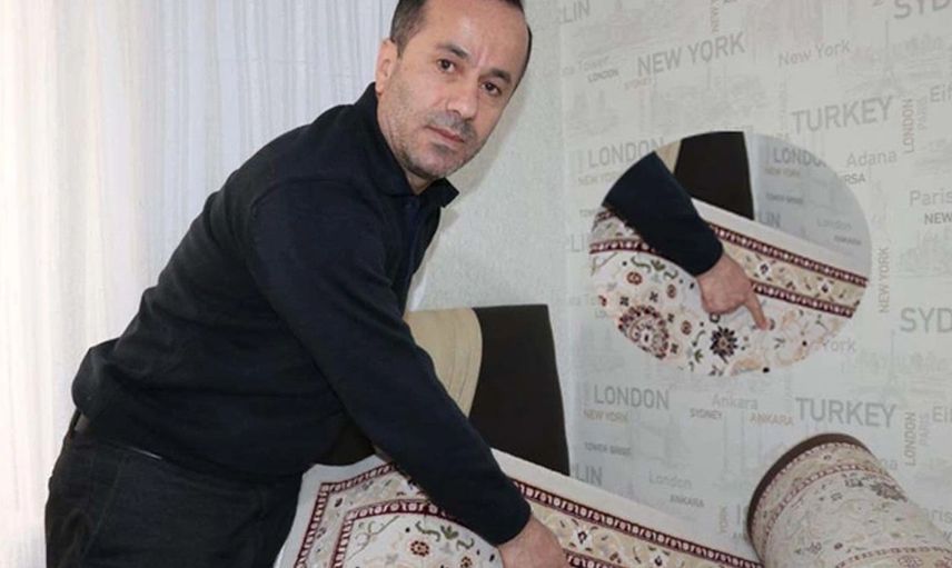 Bu halıyı gören polise başvurdu! Dinimize tepki olarak üretilmiş!