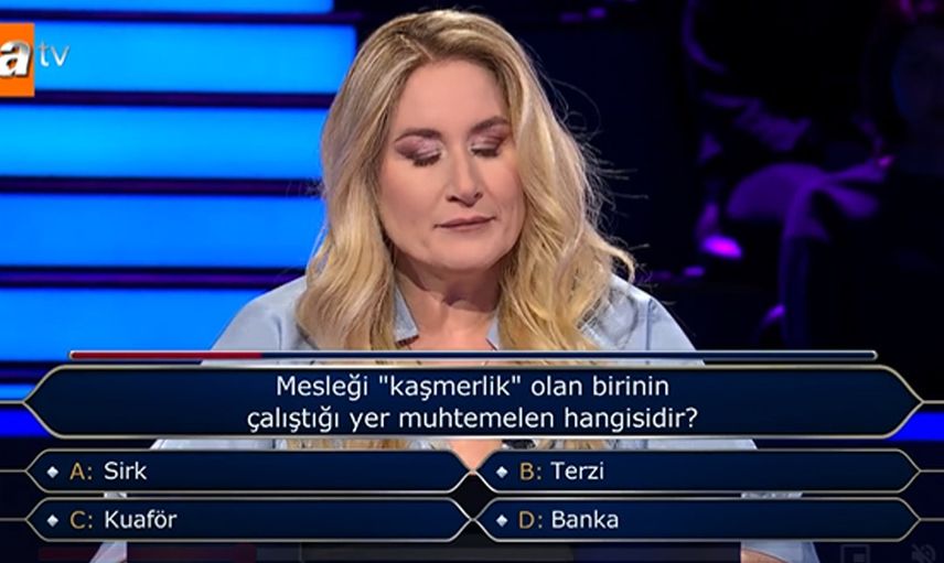 Kim Milyoner Olmak İster’de son bölüm sorulan kaşmerlik sorusu damga vurdu! Bütün stüdyo bilemedi