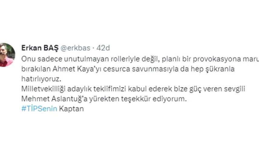 Mehmet Aslantuğ'un Milletvekili adayı olacağı parti belli oldu! Duyan kulaklarına inanamadı