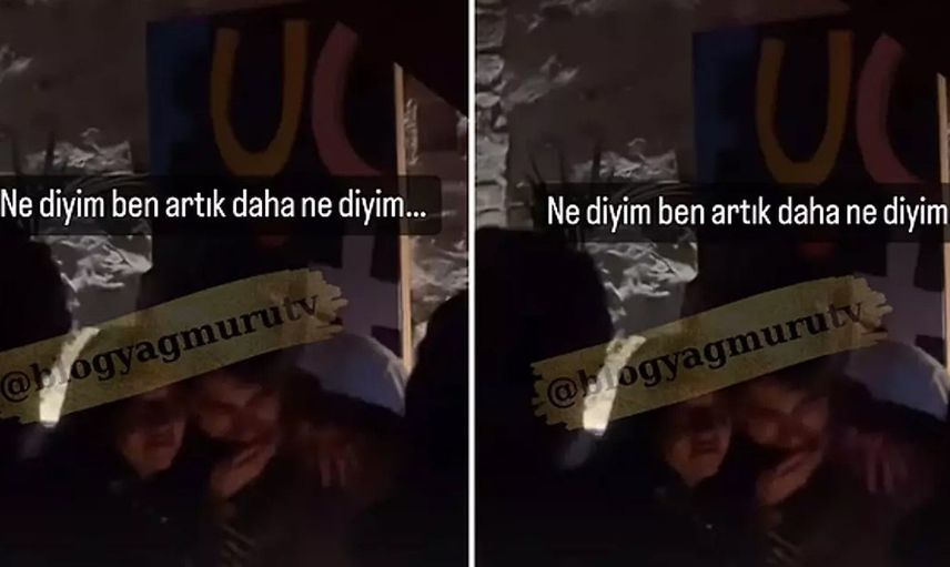 Mert Ramazan Demir ve Afra Saraçoğlu fena yakalandı! ''Sadece rol arkadaşıyız'' demişlerdi: Önce sarmaş dolaş, şimdi dudak dudağa!