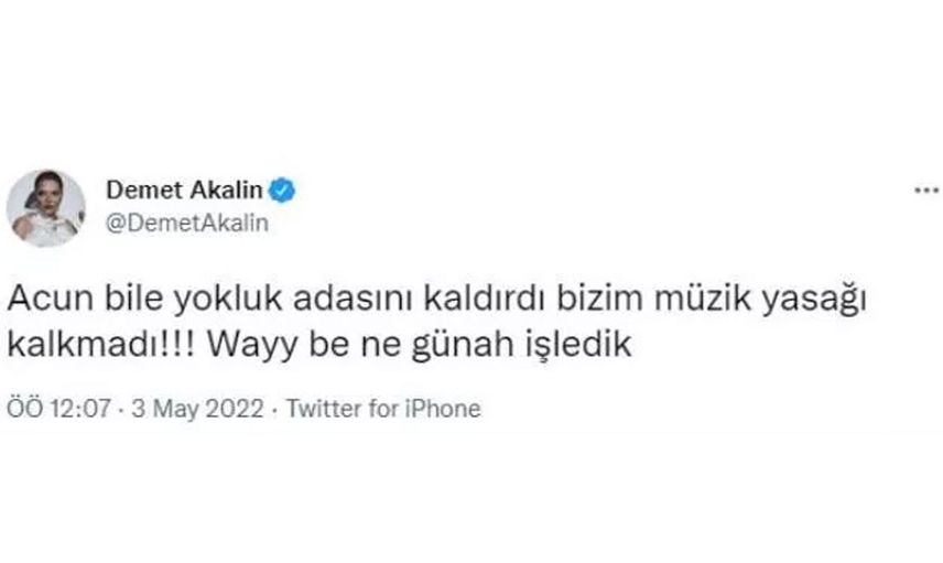 Ünlü şarkıcıdan müzik yasağı sitemi