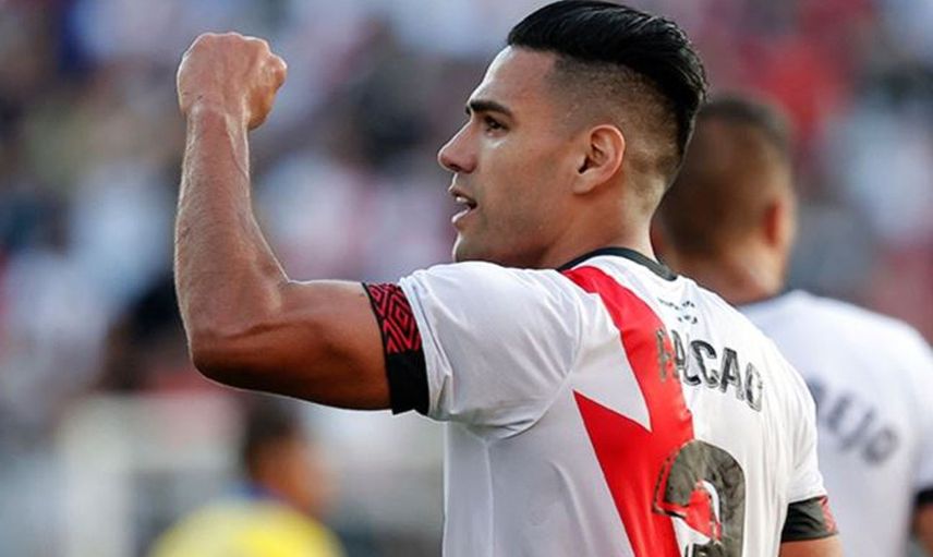 Galatasaray'ın Eski Futbolcusu Radamel Falcao, Rayo Vallecano'da Yine Golünü Attı!