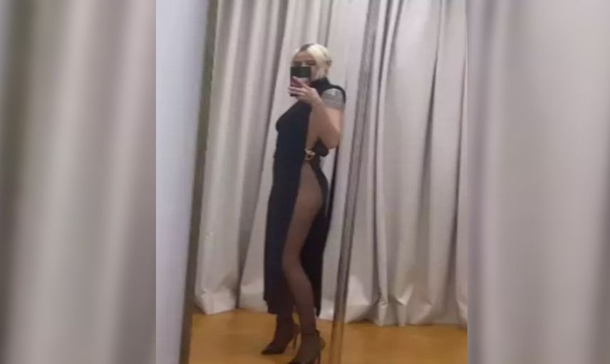 Didem Soydan dikişsiz siyah elbisesiyle yürek hoplattı: Derin yırtmacı olay oldu!