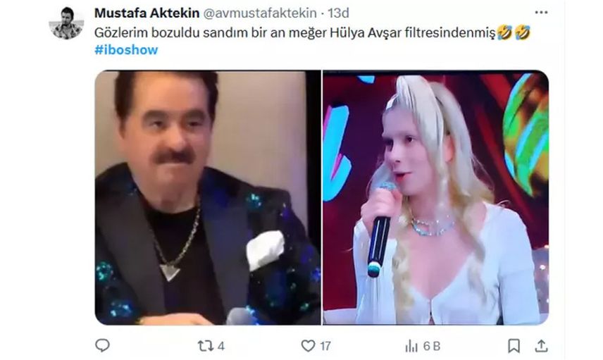 İbo Show sosyal medyanın diline düştü! Aleyna Tilki ve Hülya Avşar'ın abartılı filtreli hallerini görenler inanamadı..