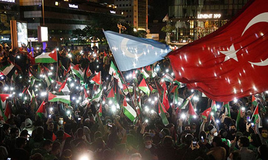 İsrail'in Mescid-i Aksa'ya Yönelik Saldırıları Protesto Edildi
