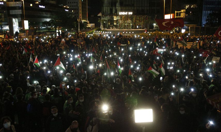 İsrail'in Mescid-i Aksa'ya Yönelik Saldırıları Protesto Edildi
