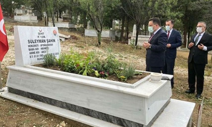 Bu nasıl bir otel! İstanbul'da otel otoparkında şehit mezarı var görenler hayrete düşüyor