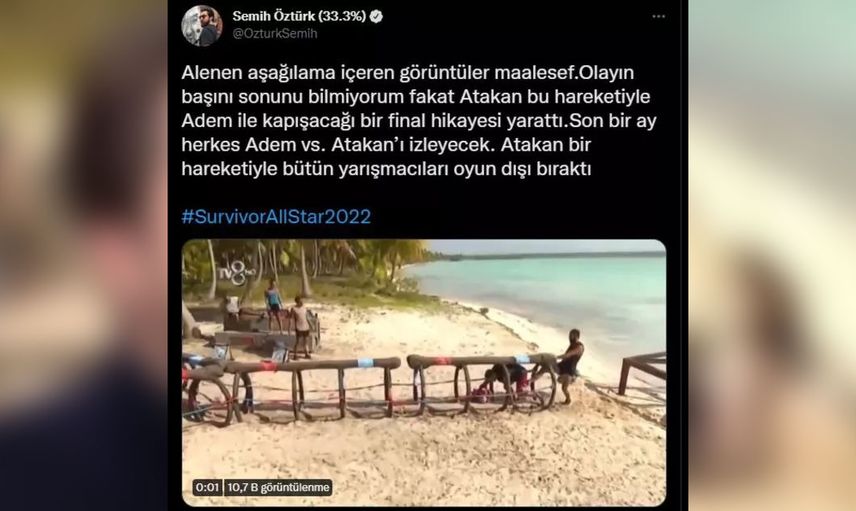 Survivor’da yine yeni bir skandal! Boksör Adem'in karizma yerlerde... Atakan ve Adem birbirine girdi Semih Öztürk sonunda patladı
