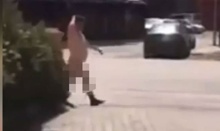Şener Şen'in filmi gerçek oldu! Bir 'Çıplak Vatandaş' olayı da Kahramanmaraş'da yaşandı salına salına sokakta dolaştı 'Gözlerim kanıyor...'