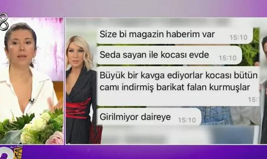 Seda Sayan ve genç kocası hakkında bomba iddia! Cam çerçeve indi kavga yan mahalleden duyuldu