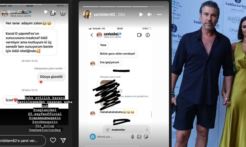 Çağla Şikel'in evli bir kadının kocasıyla yazıştığı mesajları ifşa oldu! Didem Sarı'nın eski eşi İzzet Antebi güzel mankene kaptırdı!