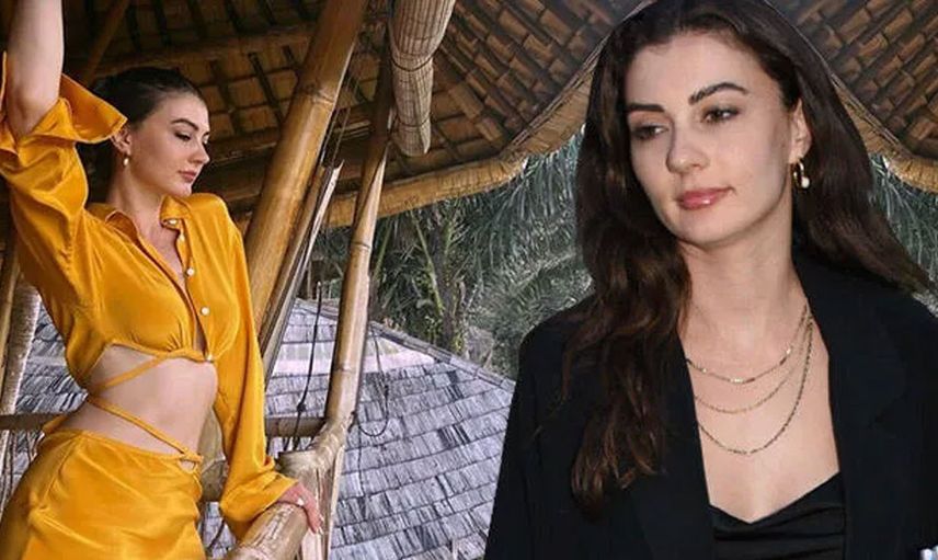 Burcu Özberk tatillere doyamadı! Verdiği mini etekli pozlarla erkekleri kendisine hayran bıraktı