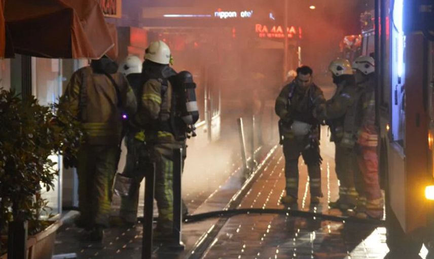 Taksim'de Panik Dolu Anlar! Turistler Sokağa Döküldü