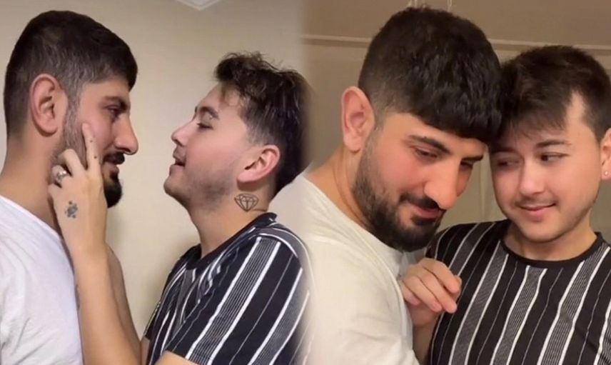 Rezillikleri arşa çıktı! TikTok fenomeni Caner ve Nejdet yatakta çektikleri görüntüleri paylaştı