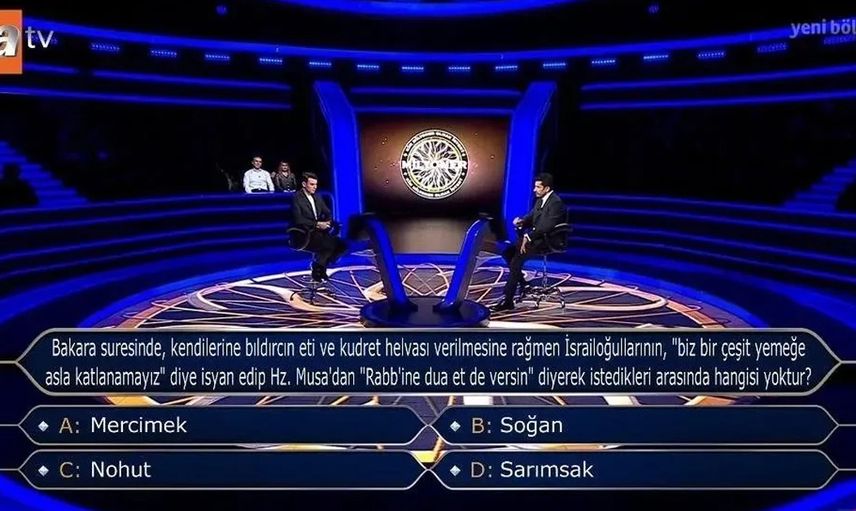 Kim Milyoner Olmak İster'e Osmanlı sorusu damga vurdu: Tarih bilenler bakar bakmaz çözdü!