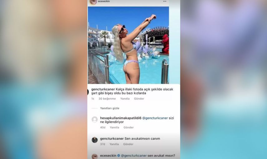 Ece Seçkin yeni klibi için kamera karşısına geçti verdiği pozlar olay oldu!