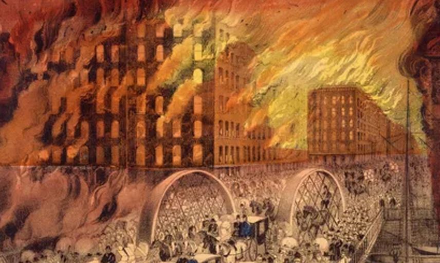 1871 CHICAGO YANGINI
