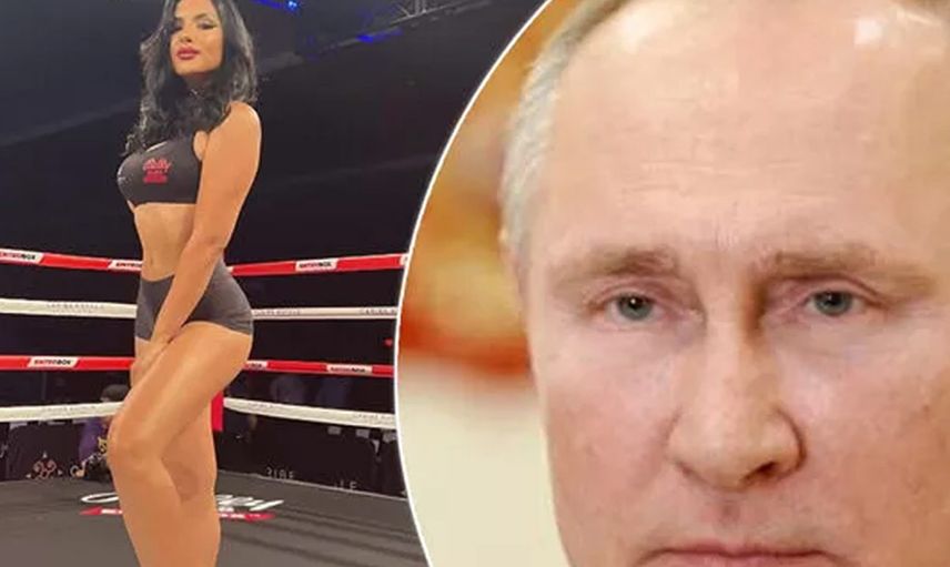 Rusya Devlet Başkanı Vladimir Putin'i ringte düelloya davet etmişti: Ünlü hostesin müstehcen fotoğrafları ortaya çıktı