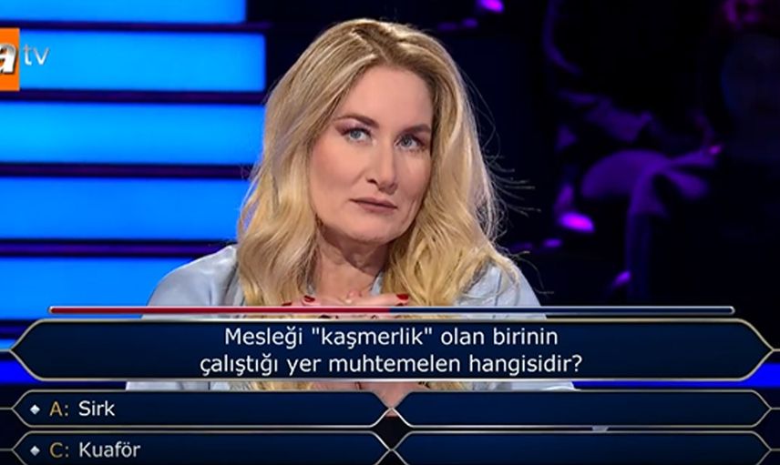 Kim Milyoner Olmak İster’de son bölüm sorulan kaşmerlik sorusu damga vurdu! Bütün stüdyo bilemedi