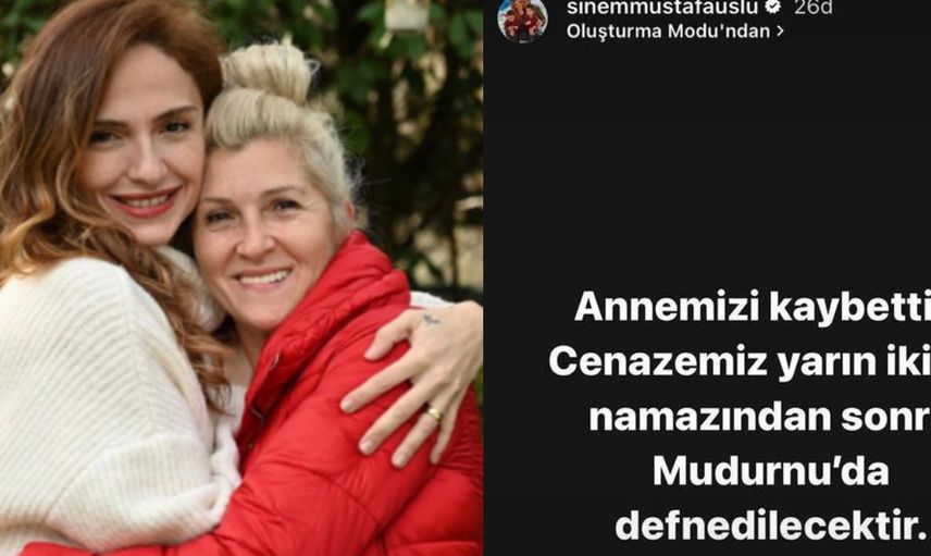 Annesini kaybetti!