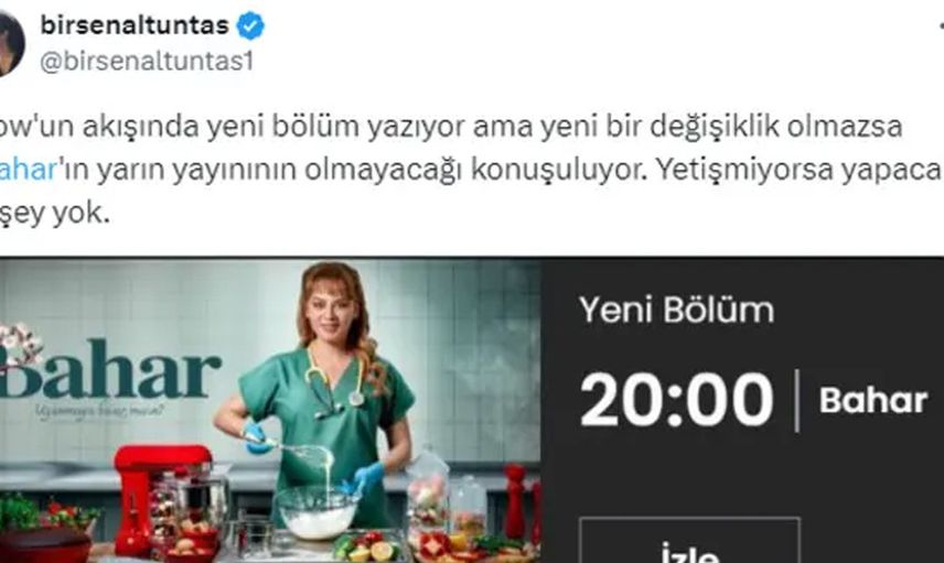 'Son'bahar mı? Demet Evgar'lı Bahar dizisinden sevenlerini üzecek bomba haber: ''Yayınlanmayacak''