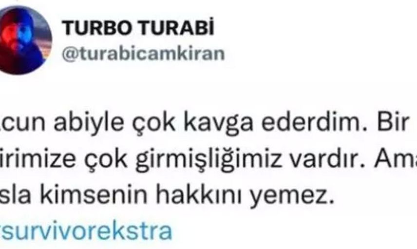 Turabi'nin paylaşımı