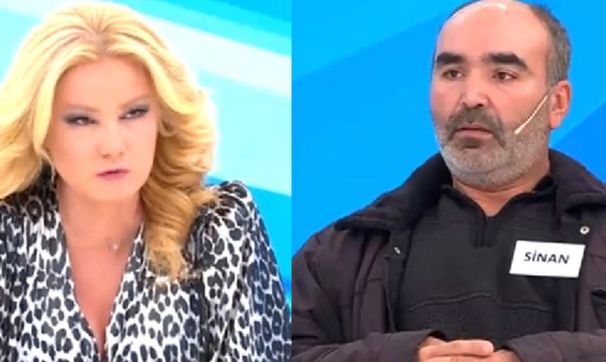 Sapık Sinan gözlerini Müge Anlı'nın bacaklarına dikti! Kocası Şinasi Yüzbaşıoğlu stüdyoyu basacak
