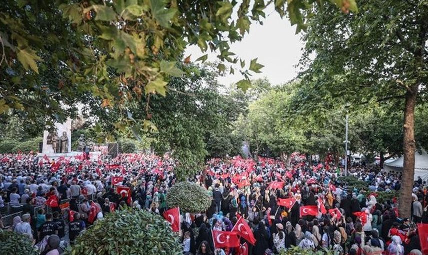 Saraçhane'de 15 Temmuz rüzgarı! Başkan Erdoğan'dan duygulandıran konuşma!