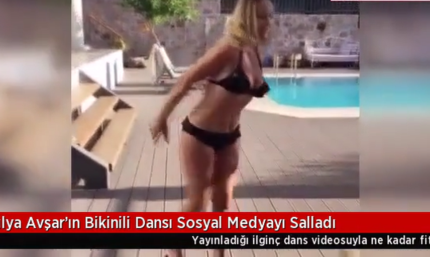 Avşar Kızının Mayolu Dans Görüntüleri Sosyal Medyayı Salladı
