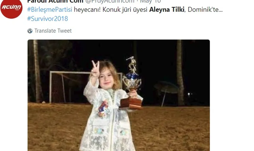 Acun Ilıcalı'ya Sevenlerinden Aleyna Tilki Tepkisi