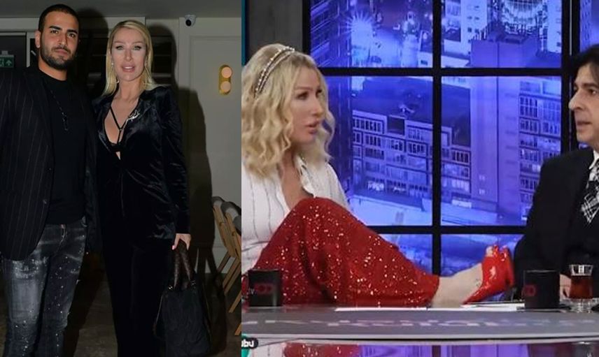 Seda Sayan canlı yayında olduğunu unuttu bacağını masaya koyup…Okan Bayülgen müdahale etmek zorunda kaldı