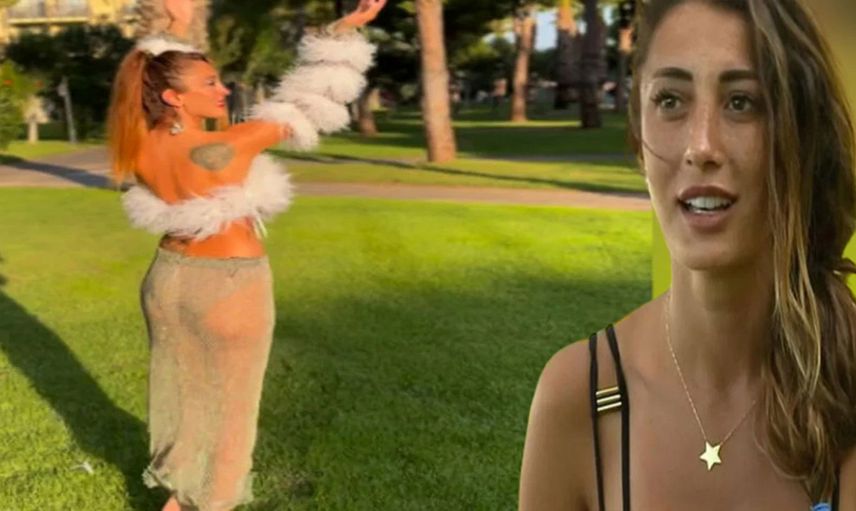 Şeffaf elbisesiyle yaptığı dansa gelen yorumlar Merve Oflaz’ı çıldırttı: Terbiyesiz hadsiz!