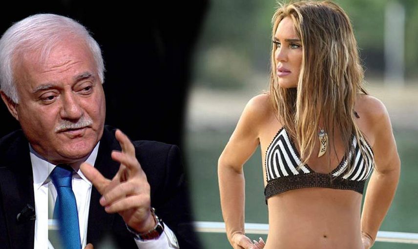 Seren Serengil Nihat Hatipoğlu’na hedef alarak bütün din adamlarını yerden yere vurdu!