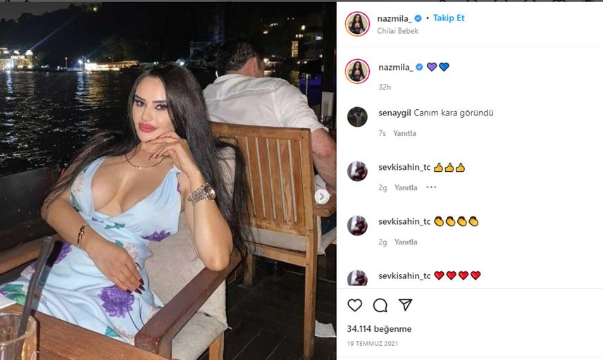 Naz Mila sosyal medyada öyle bir fotoğraf paylaştı ki takipçilerinden tepki yağdı.