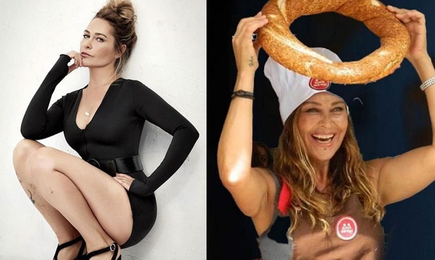 Simit yeriz diyen Hülya Avşar eteğini sıyırdı yaşına başına bakmadan öyle pozlar verdi ki! Para için...