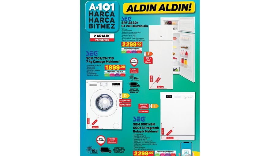 A101 Aktüel Kataloğunda 2 Aralık 2021 Tarihinde Neler Var?