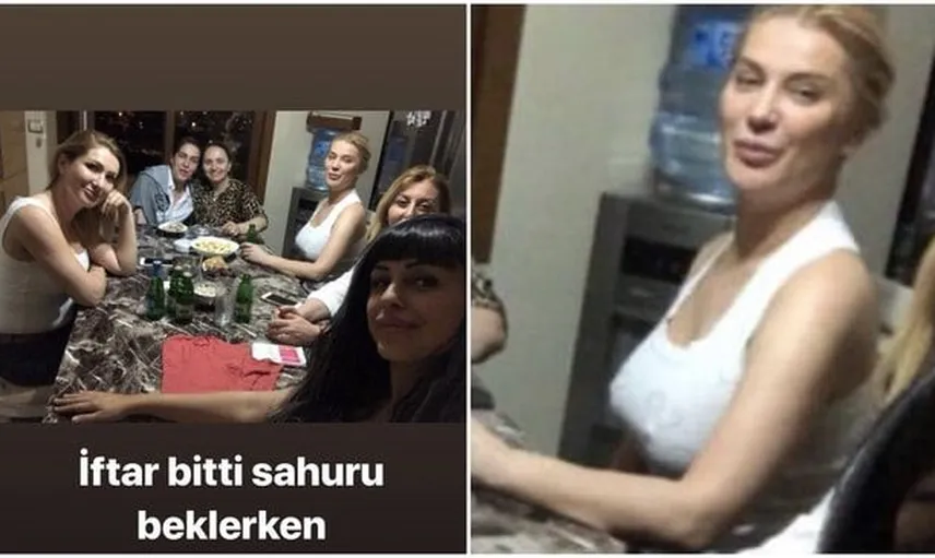 Songül Karlı Kıyafetsiz Sahur Paylaşımı