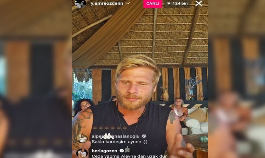 Survivor Yunus Emre'nin eşi Beria Özden'den canlı yayında Aleyna uyarısı: Uzak dur ondan!