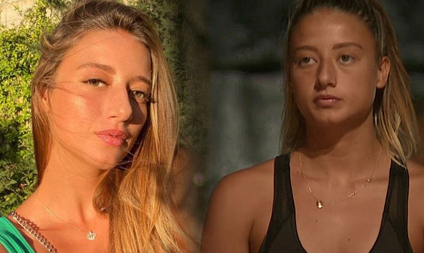 Survivor Aleyna meşhur olmak için yapmadığını bırakmadı! Eteği sıyırdı sahneye atladı!